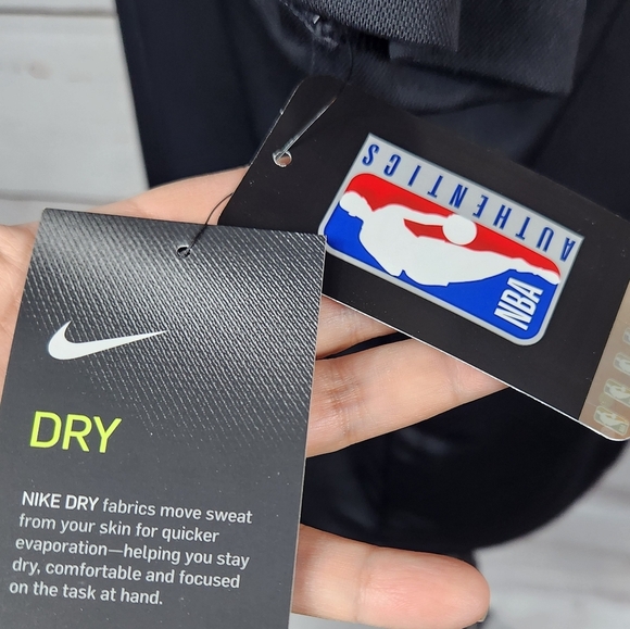 Nike NBA Authentics Black and Green Boston Celtics Polo - Picture 4 of 7